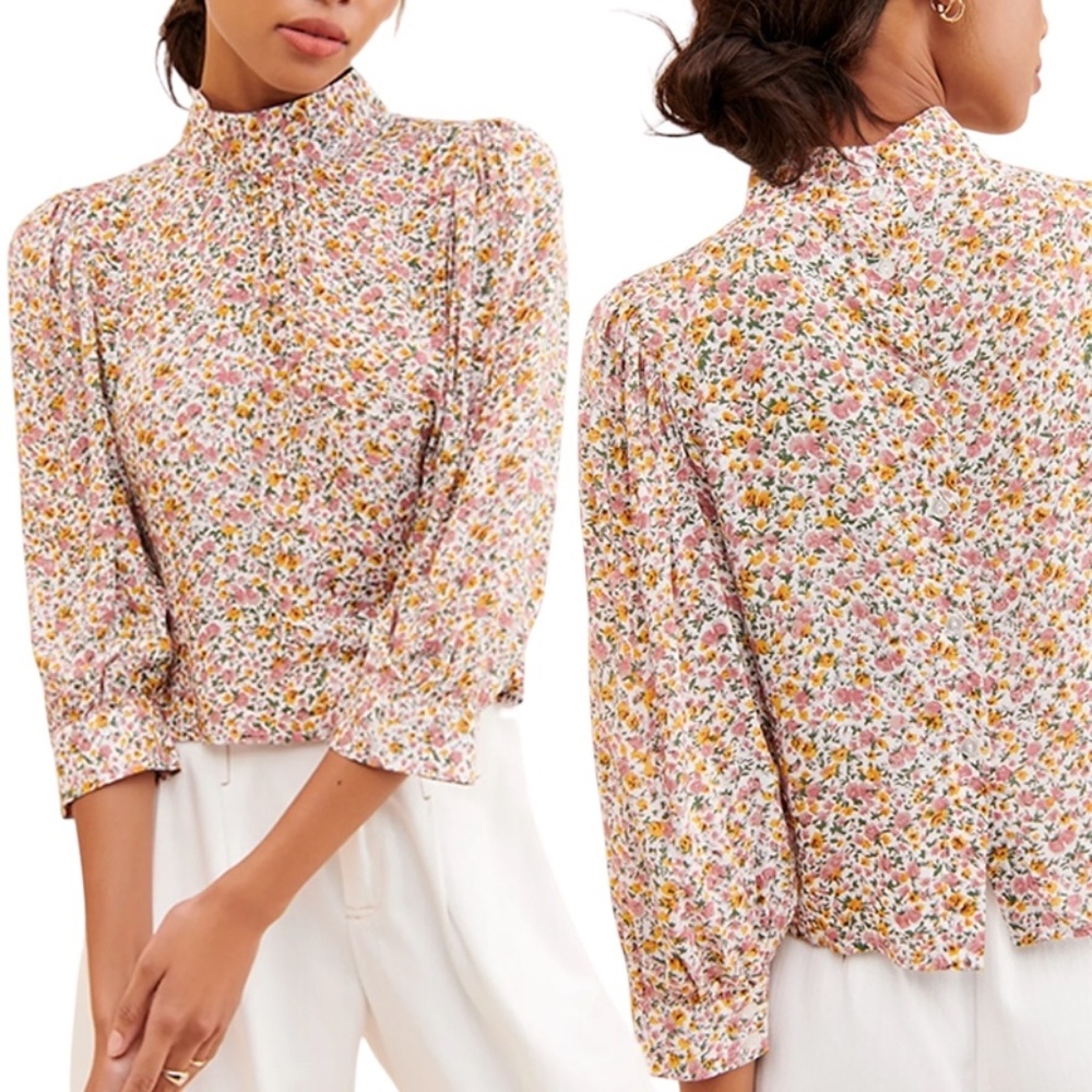 Rolla's Stephanie Coast Floral Blouse